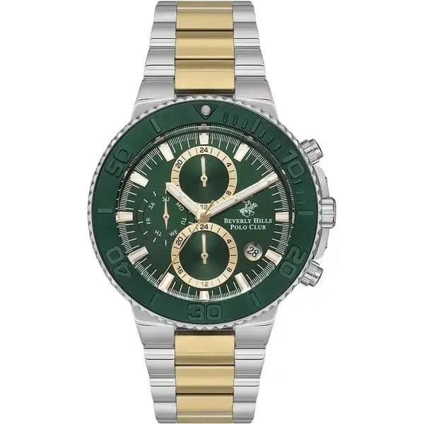 Beverly Hills Polo Club Men’s Multi Function Green Dial Watch – BP3540X.270