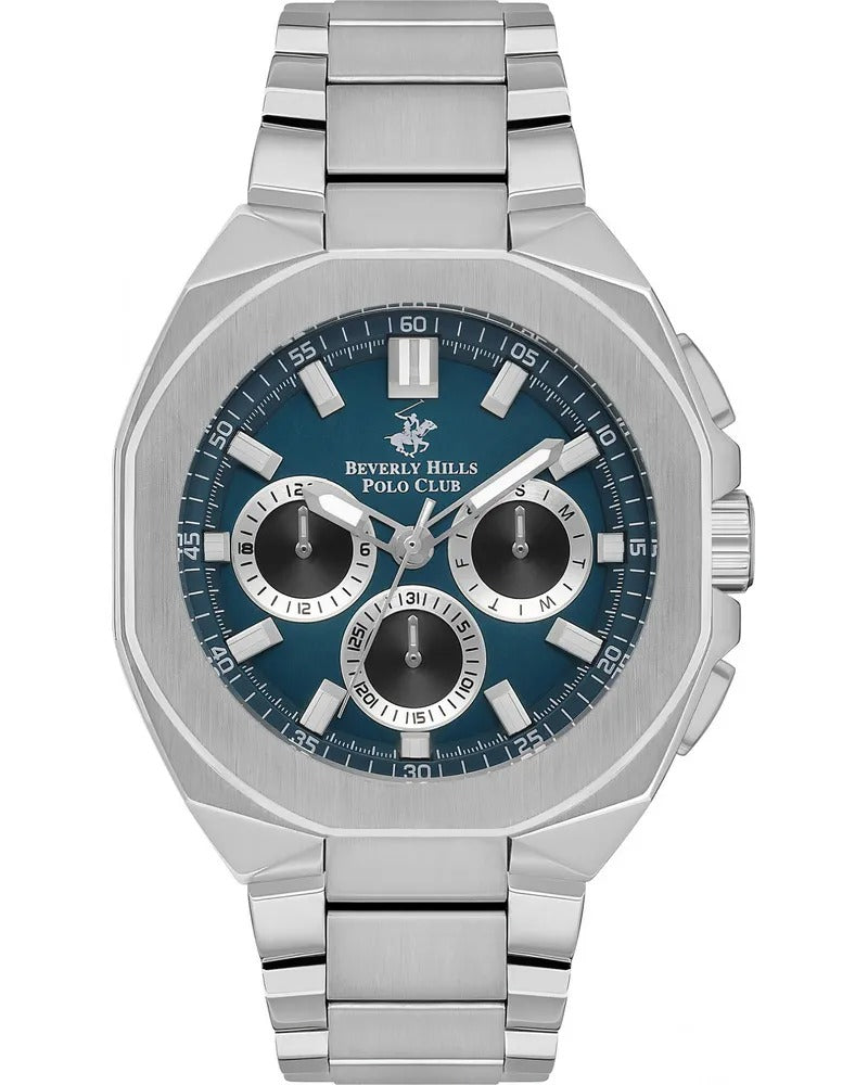Beverly Hills Polo Club Men’s Multi Function Blue Dial Watch – BP3537X.370