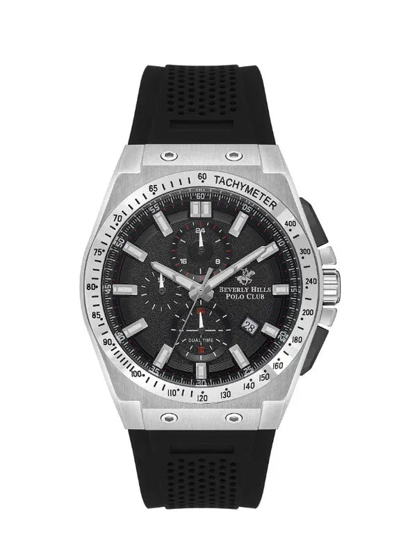 Beverly Hills Polo Club Men’s Multi Function Black Dial Watch – BP3541X.351