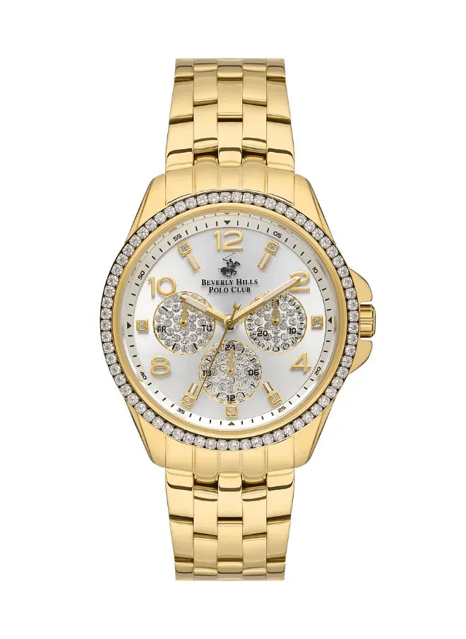 BEVERLY HILLS POLO CLUB Women’s Analog Silver Dial Watch – BP3572C.130