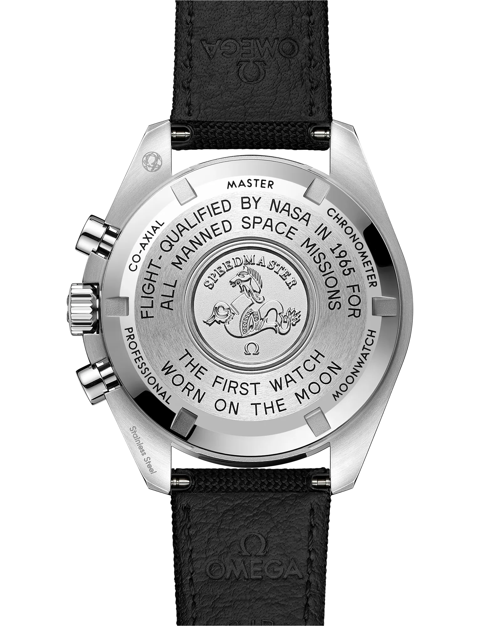 Omega Speedmaster Moonwatch Professional 42 mm, steel on coated nylon fabric strap