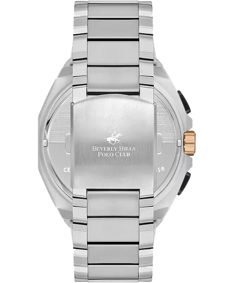 Beverly Hills Polo Club Men’s Multi Function Black Dial Watch – BP3537X.550