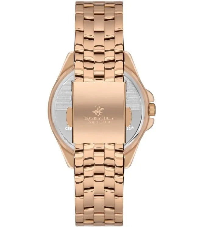 BEVERLY HILLS POLO CLUB Women’s Analog Silver Dial Watch – BP3572C.430
