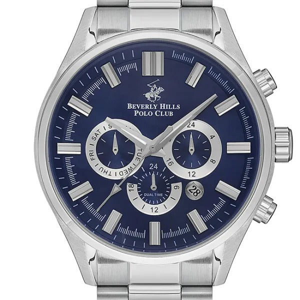 Beverly Hills Polo Club Men’s Multi Function Blue Dial Watch – BP3395X.390
