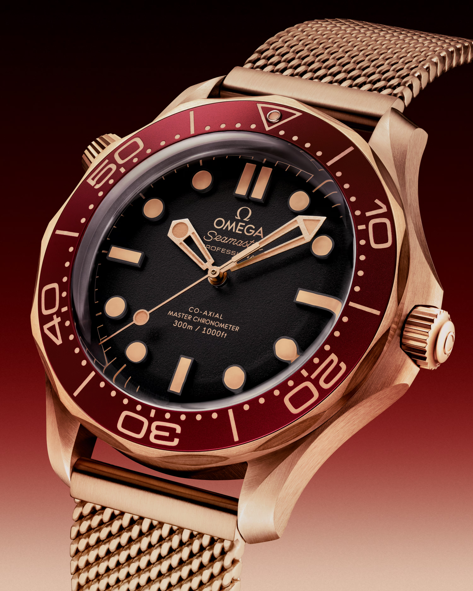 Omega Seamaster Diver 300M 42 mm, Bronze gold on Bronze gold
