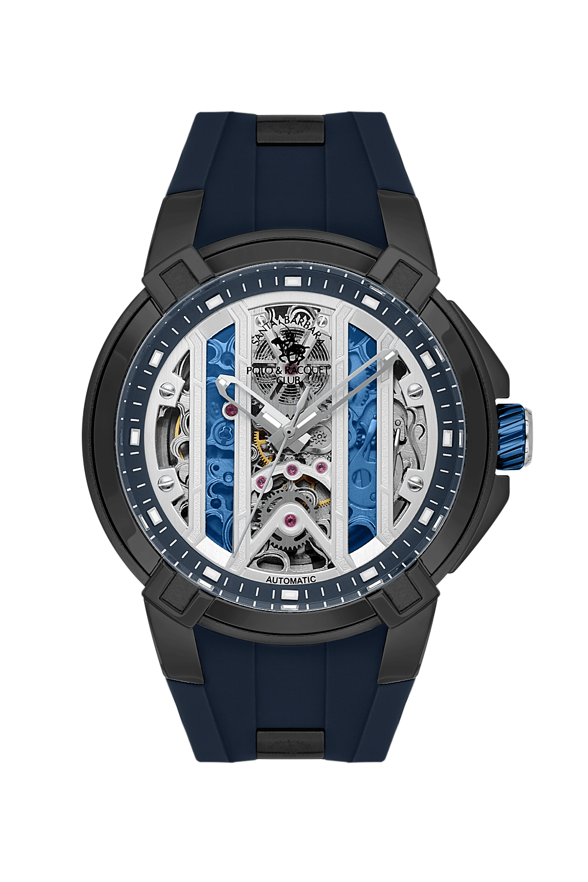 SANTA BARBARA MEN’S AUTOMATIC WATCH BLUE DIAL SB.1.10605-4