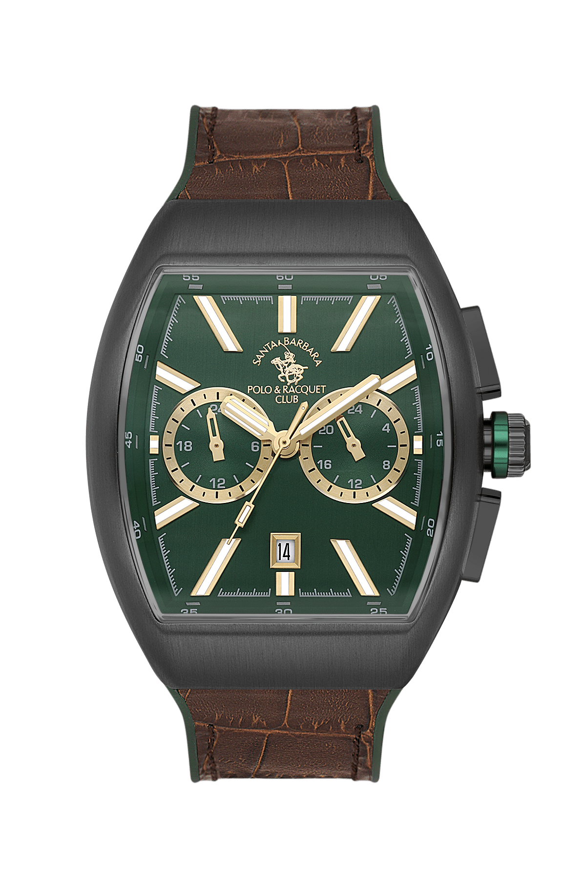 SANTA BARBARA MEN’S WATCH GREEN DIAL SB.1.10607-5