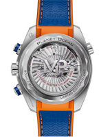 Omega Seamaster Planet Ocean 600M 45.5 mm, steel on rubber strap
