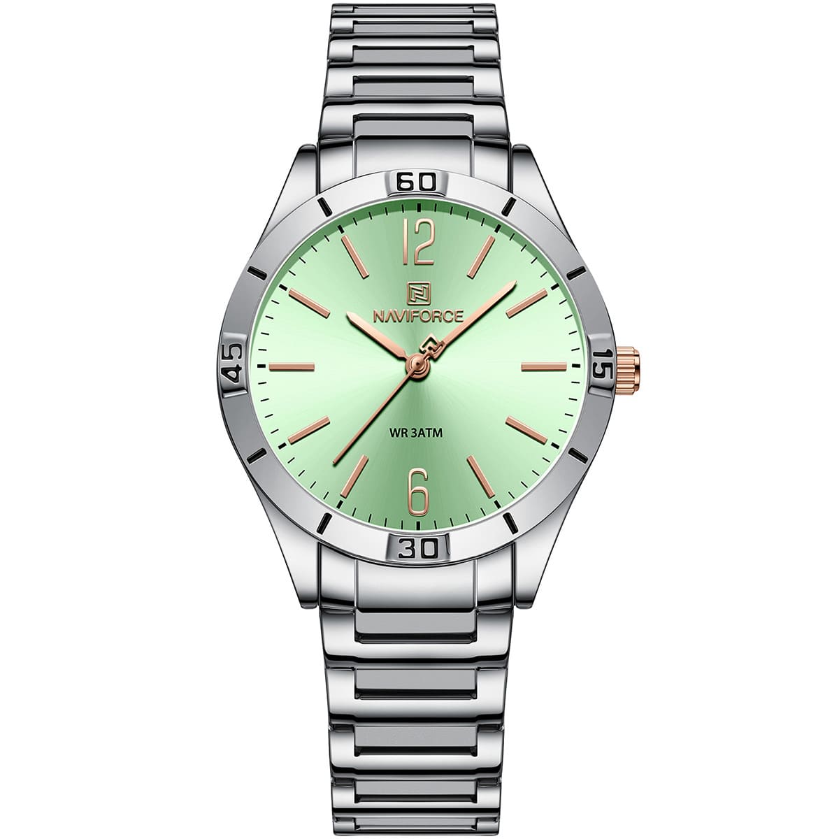 ساعة نافي فورس حريمي NF5029-S-GN