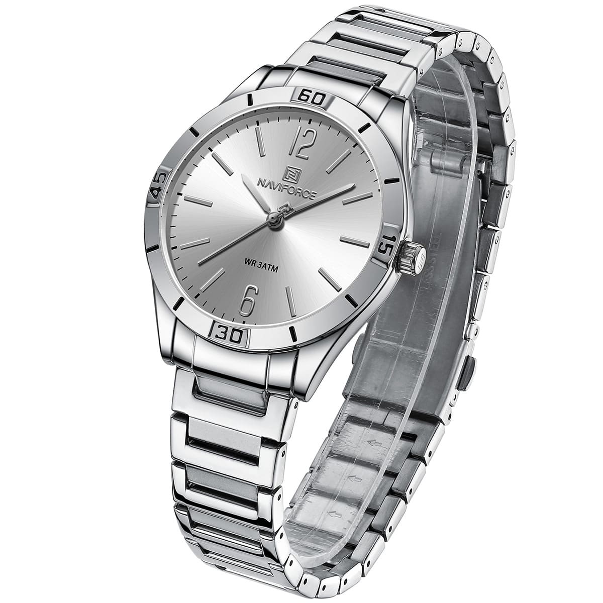 ساعة نافي فورس حريمي NF5029-S-W