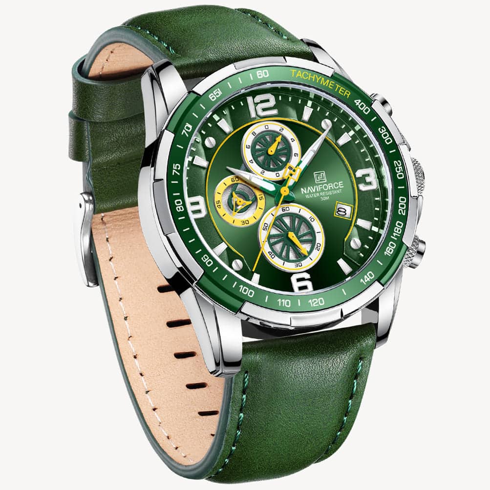 ساعة نافي فورس رجالي NF8020L-S-GN-GN