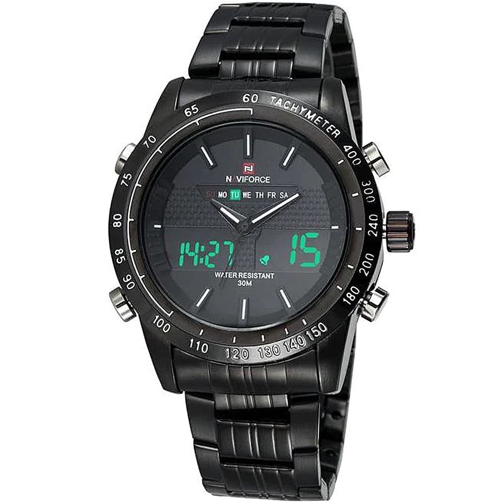 ساعة نافي فورس رجالي NF9024-B-B-W