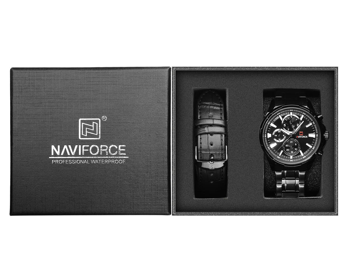 ساعة نافي فورس رجالي NF9089S-B-B