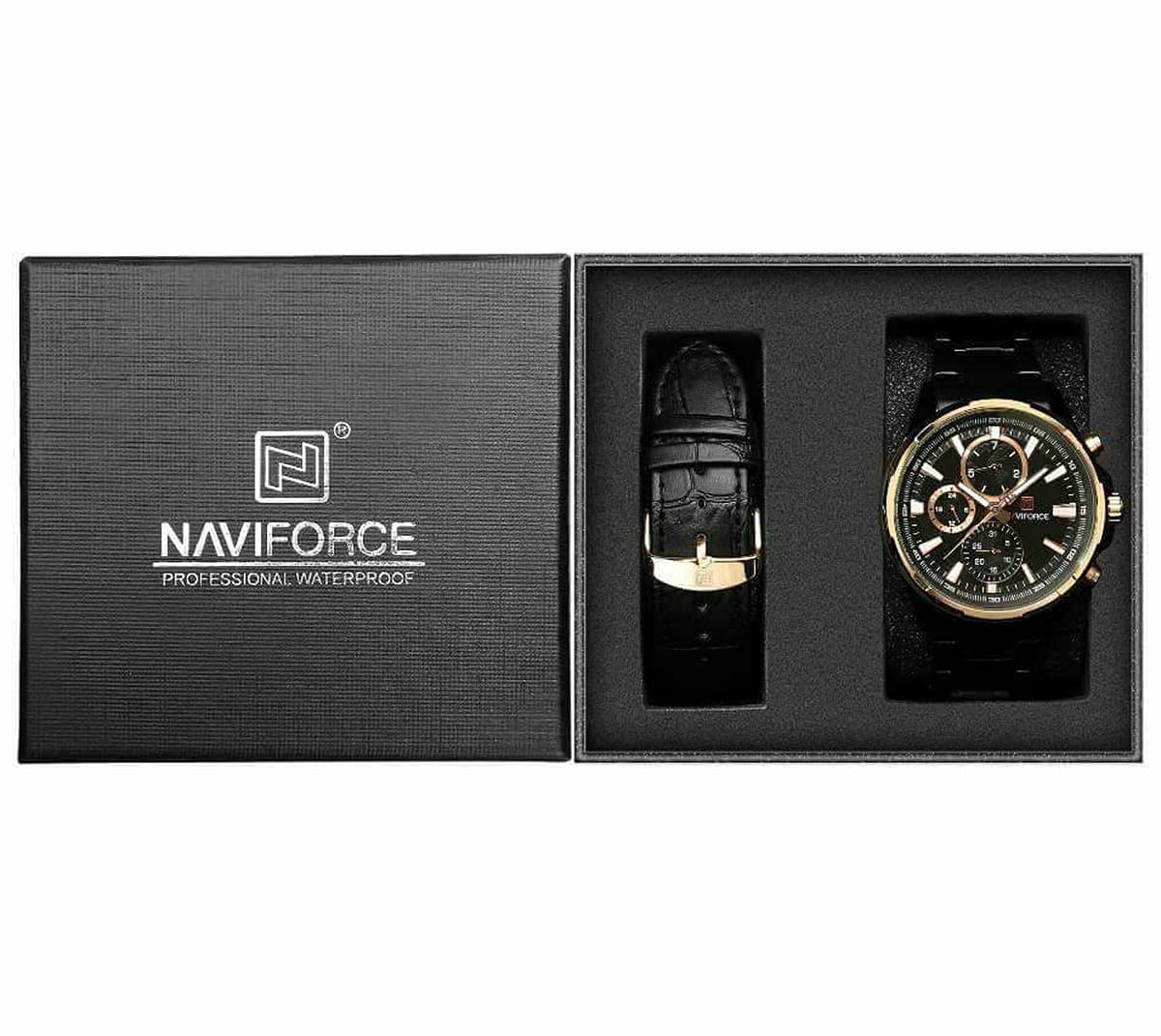 ساعة نافي فورس رجالي NF9089S-RG-B