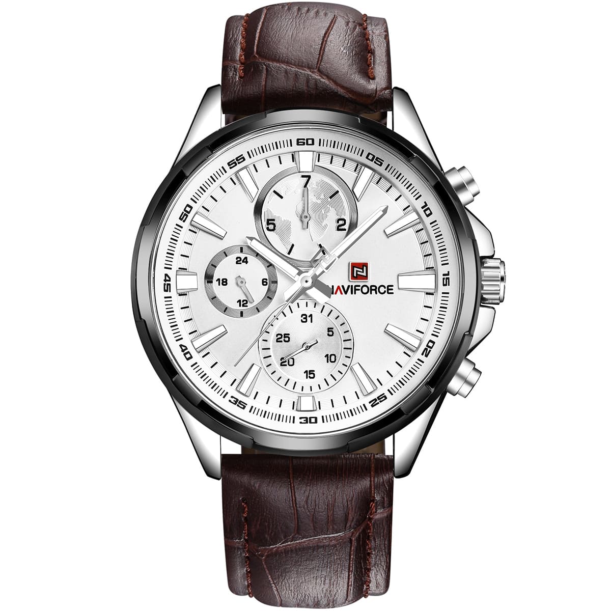 ساعة نافي فورس رجالي NF9089S-S-W