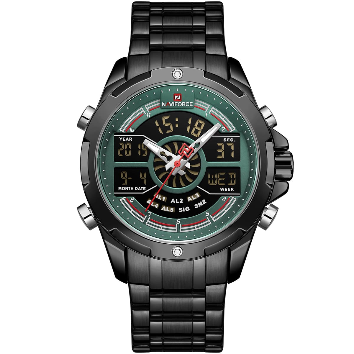 ساعة نافي فورس رجالي NF9170-B-GN