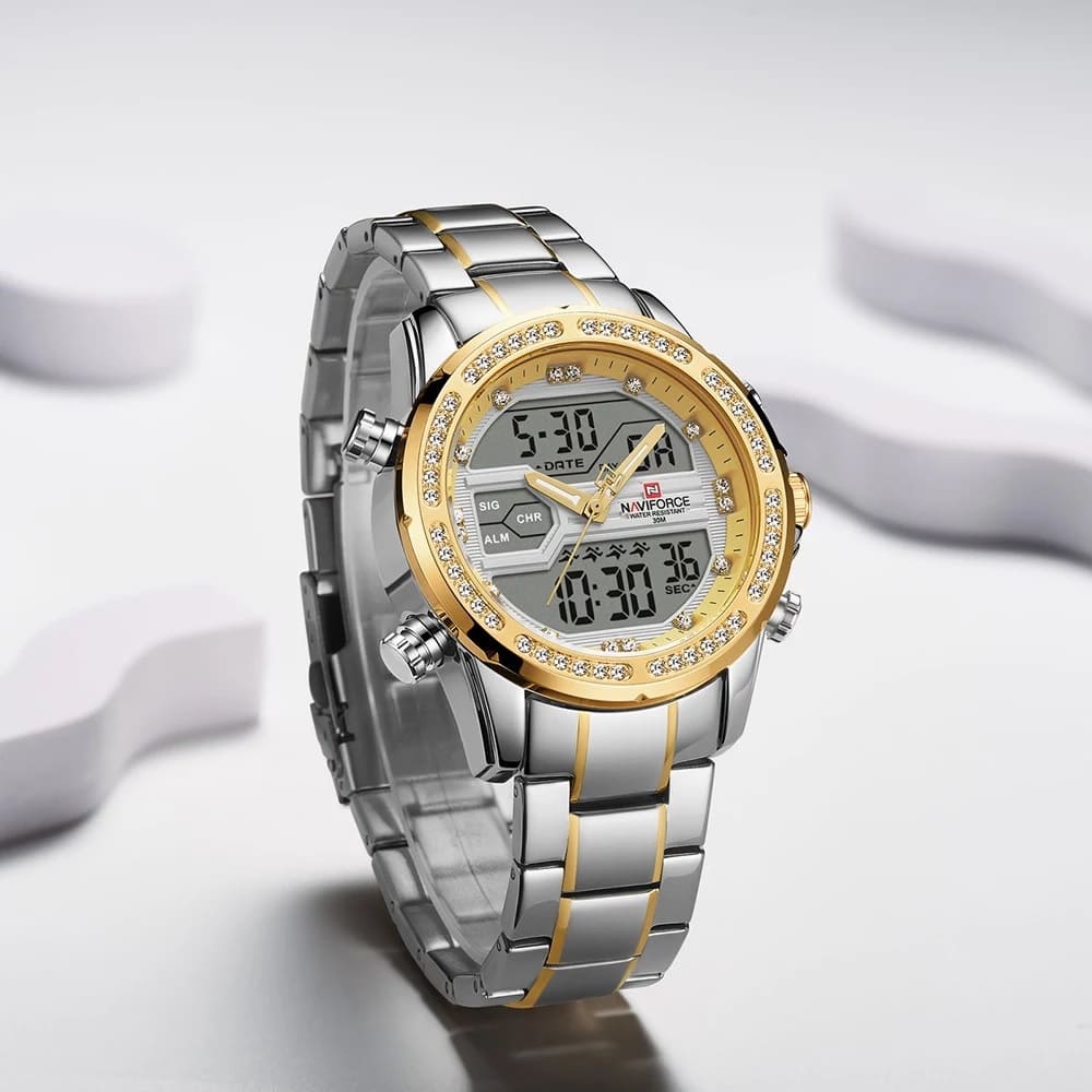 ساعة نافي فورس رجالي NF9190-S-G