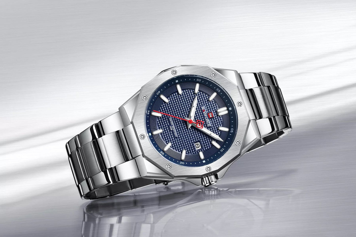 ساعة نافي فورس رجالي NF9200S-S-BE