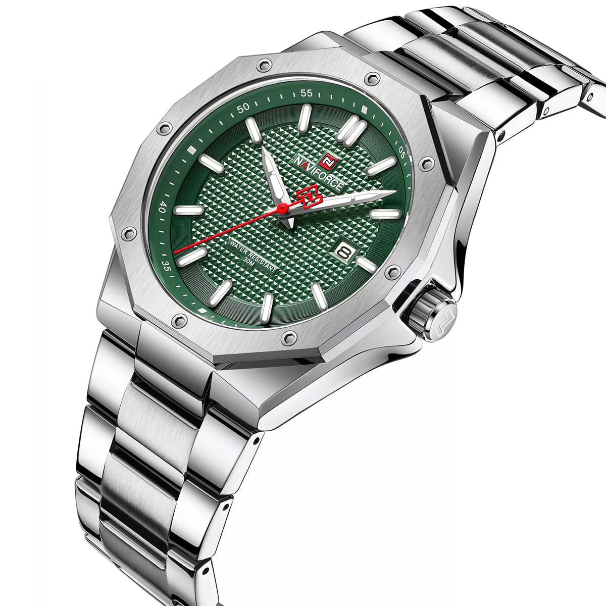 ساعة نافي فورس رجالي NF9200S-S-GN