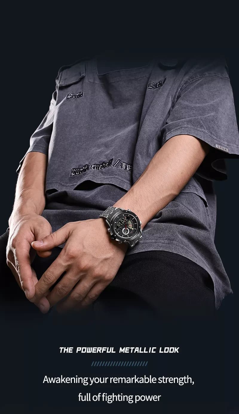 ساعة نافي فورس رجالي NF9205-S-B