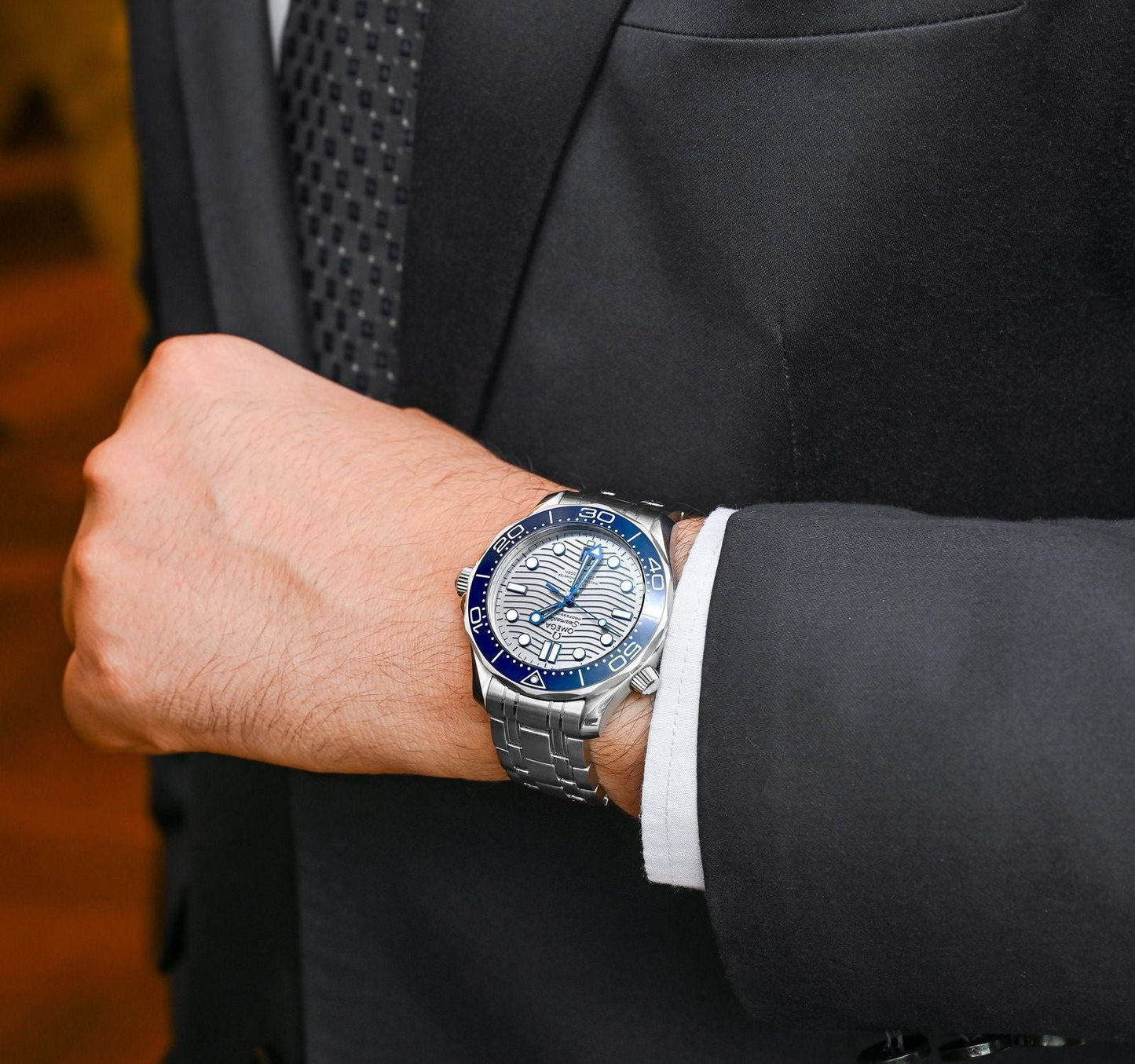 Omega Seamaster Diver 300M 42 mm, steel on steel