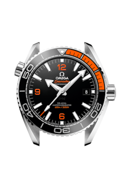 Omega Seamaster Planet Ocean 600M 43.5 mm, steel on rubber strap