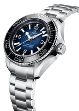 Omega Seamaster Planet Ocean 6000M Co Axial Master Chronometer Blue Dial Silver Steel Strap Watch for Men - 21530462103001
